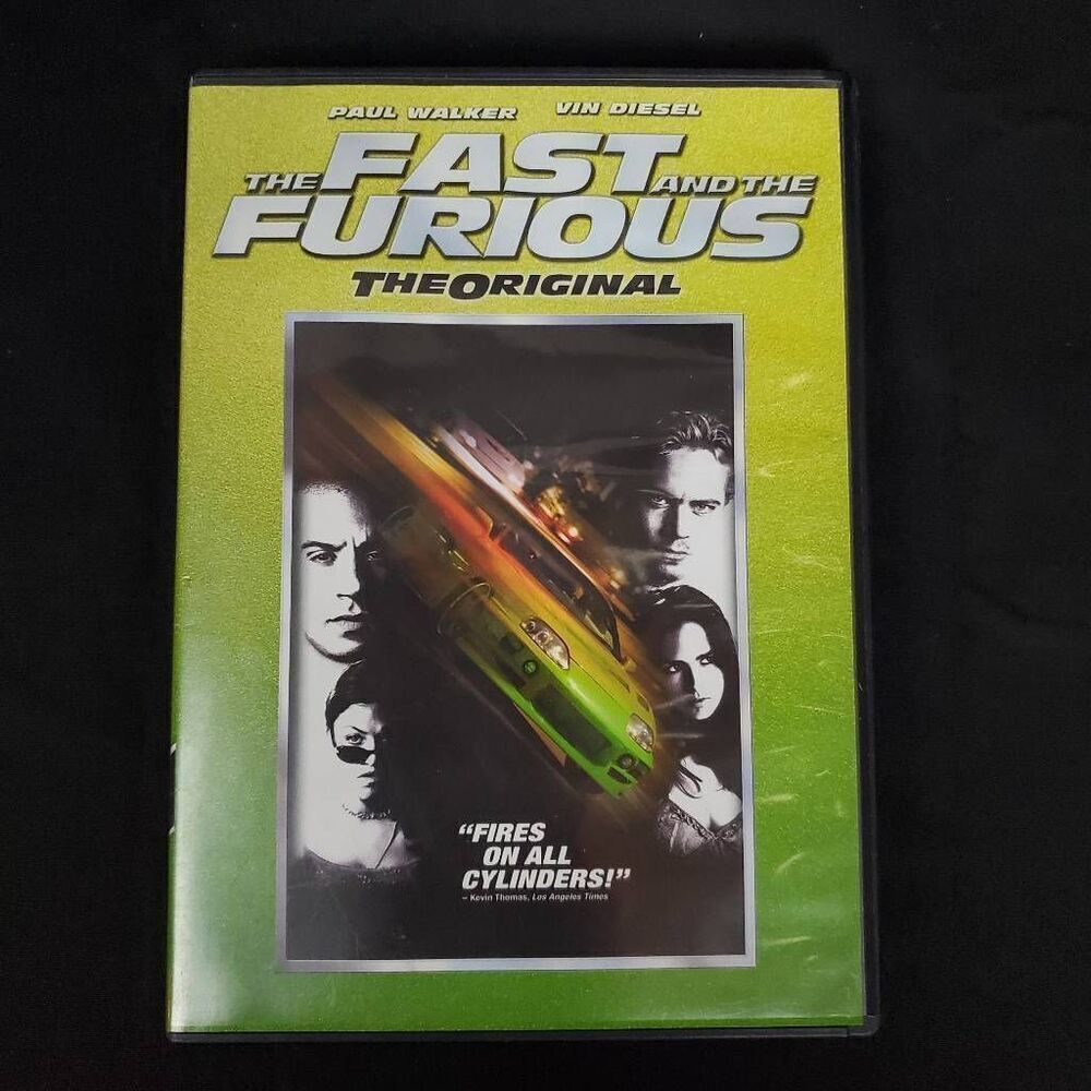The Fast and The Furious (2001 Film) DVD, Movie